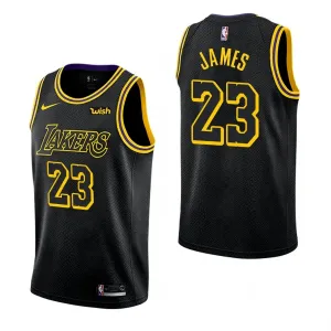 Regata NBA Los Angeles Lakers Nike Black Mamba Edition Jersey LeBron James 23 football fan jackets soccer fans apparel