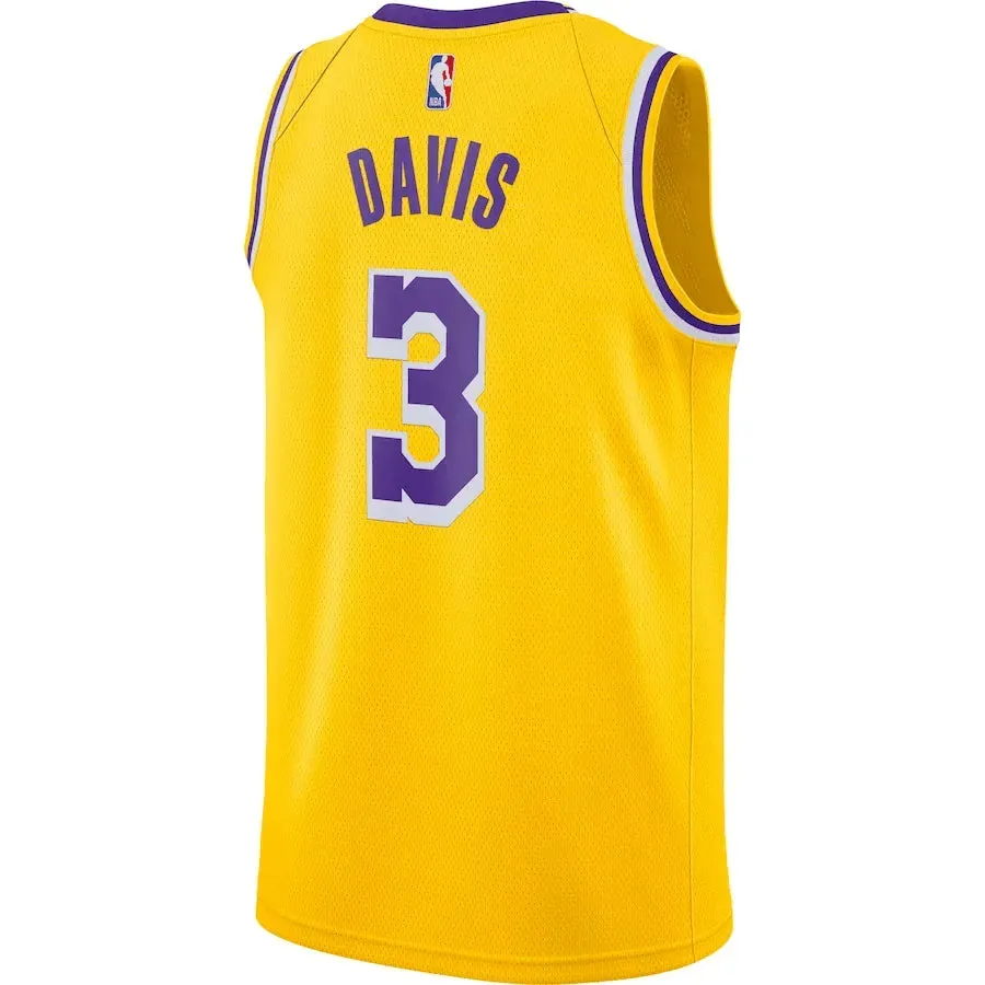 Regata NBA Los Angeles Lakers Nike Icon Edition Jersey 2021 Anthony Davis 3 football fan notebooks