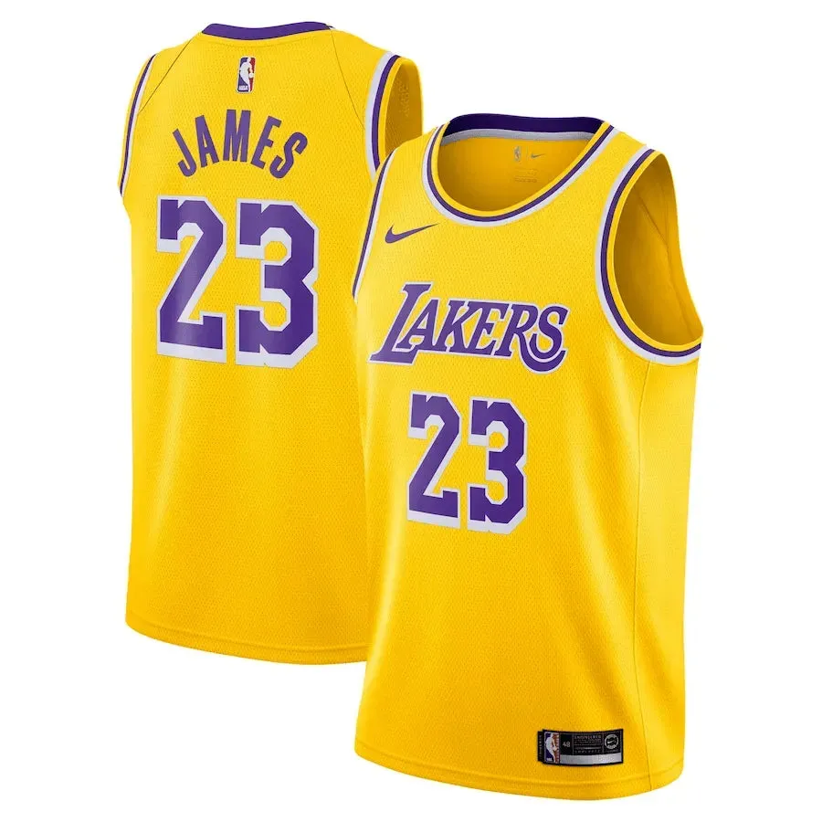 Regata NBA Los Angeles Lakers Nike Icon Edition Jersey LeBron James 23 football jersey collection premier league mugs