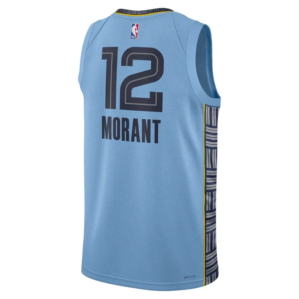 Regata NBA Memphis Grizzlies Jordan Statement Edition Swingman Jersey Ja Morant 12 premier league badges