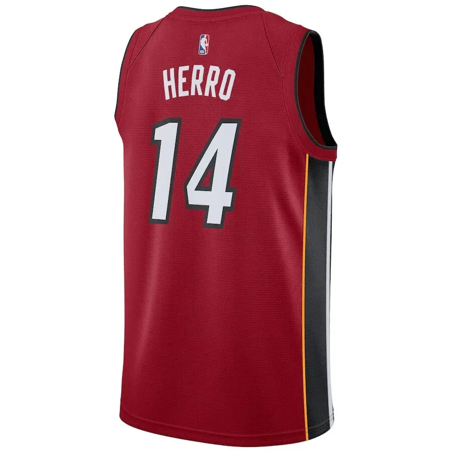 Regata NBA Miami Heat Jordan Statement Edition Swingman Jersey Vermelha Tyler Herro 14 football fan face paint