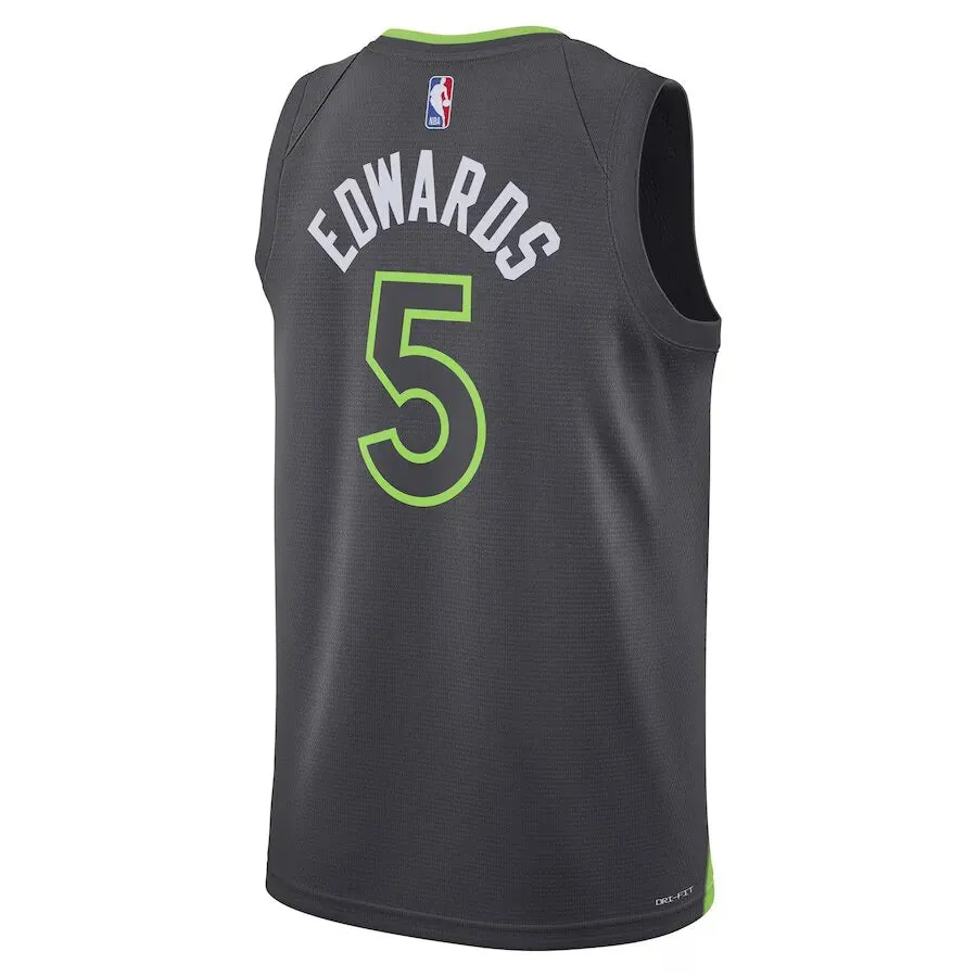 Regata NBA Minnesota Timberwolves Jordan Statement Edition Swingman Jersey Anthony Edwards 5 Preta football stadium merchandise