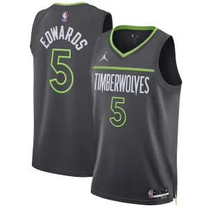 Regata NBA Minnesota Timberwolves Jordan Statement Edition Swingman Jersey Anthony Edwards 5 Preta football stadium merchandise football fan wristbands
