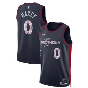 Regata NBA Philadelphia 76ers Nike City Edition 23/24 Swingman Jersey Tyrese Maxey 0 football fan face paint football fan keychains
