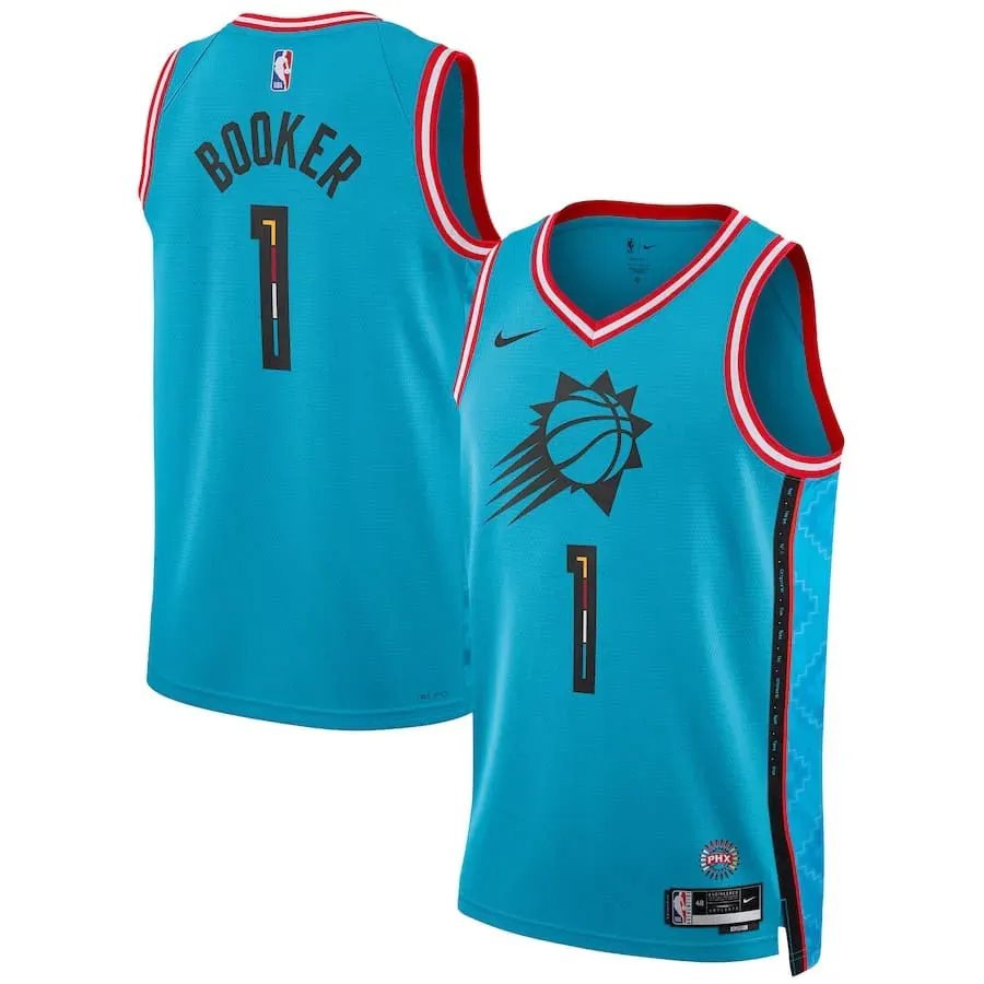 Regata NBA Phoenix Suns Nike City Edition Swingman Jersey 22/23 Devin Booker 1 football fan caps football fan cushions
