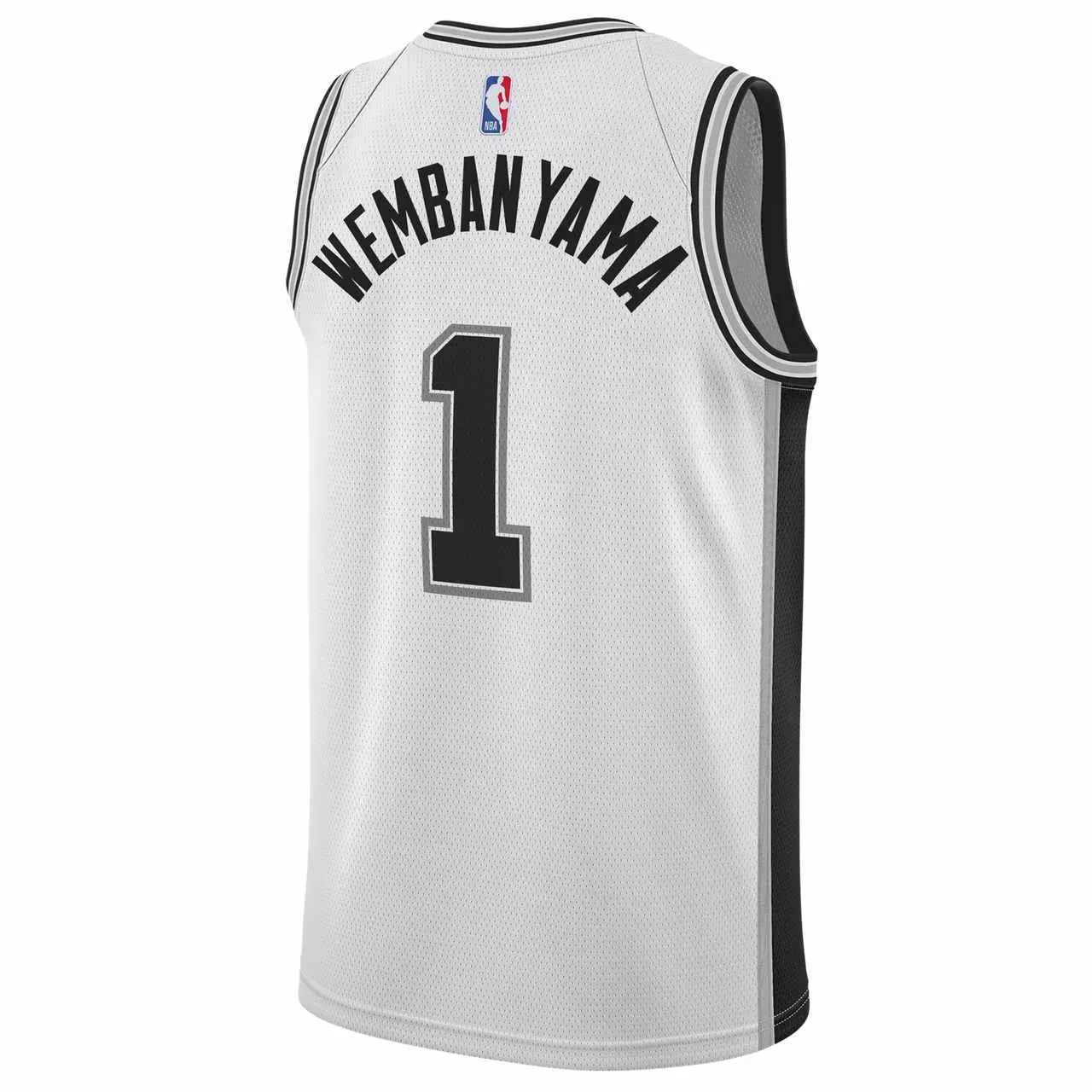 Regata NBA San Antonio Spurs Nike Association Edition 23/24 Swingman Jersey Victor Wembanyama 1 Branca soccer fan jerseys