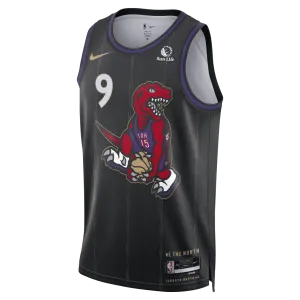 Regata NBA Toronto Raptors City Edition Swingman Jersey 24/25 Barret 9 Preta soccer fan cushions soccer fan scarves