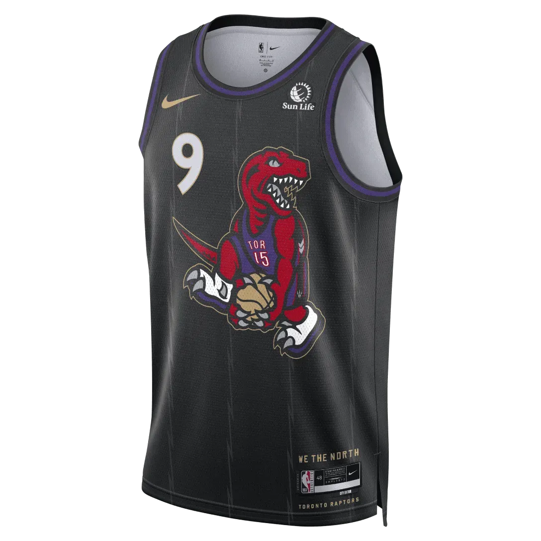 Regata NBA Toronto Raptors City Edition Swingman Jersey 24/25 Barret 9 Preta soccer fan cushions soccer fan scarves