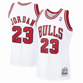 Regata NBA Chicago Bulls Retr 1997/98 Hardwood Classics Michael Jordan 23 Branca premier league towels premier league posters