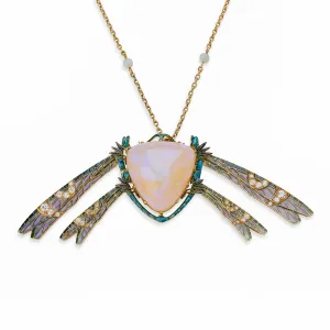 Ren Lalique "Damselflies" Pendant