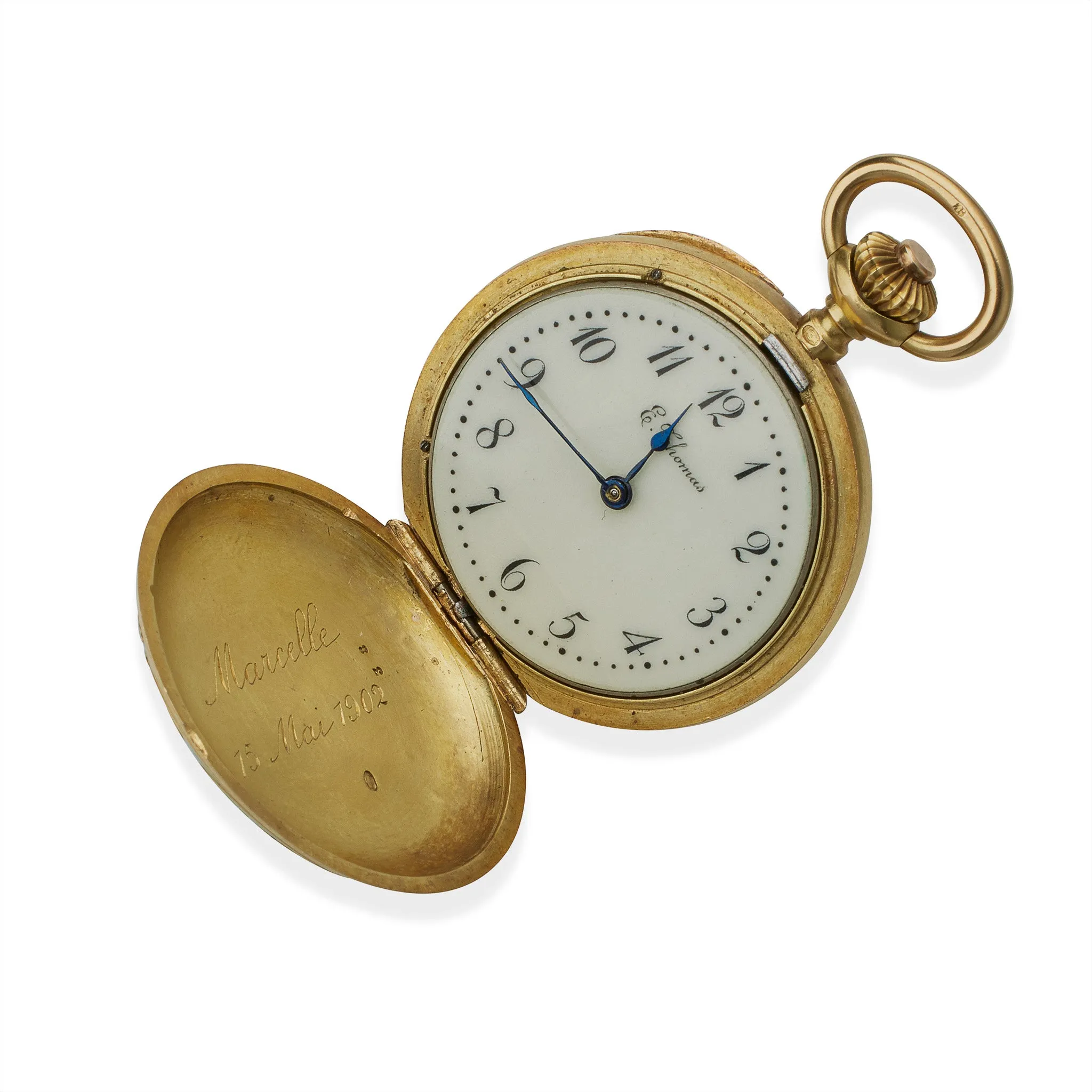 Ren Lalique "Marguerite" Pendant Watch