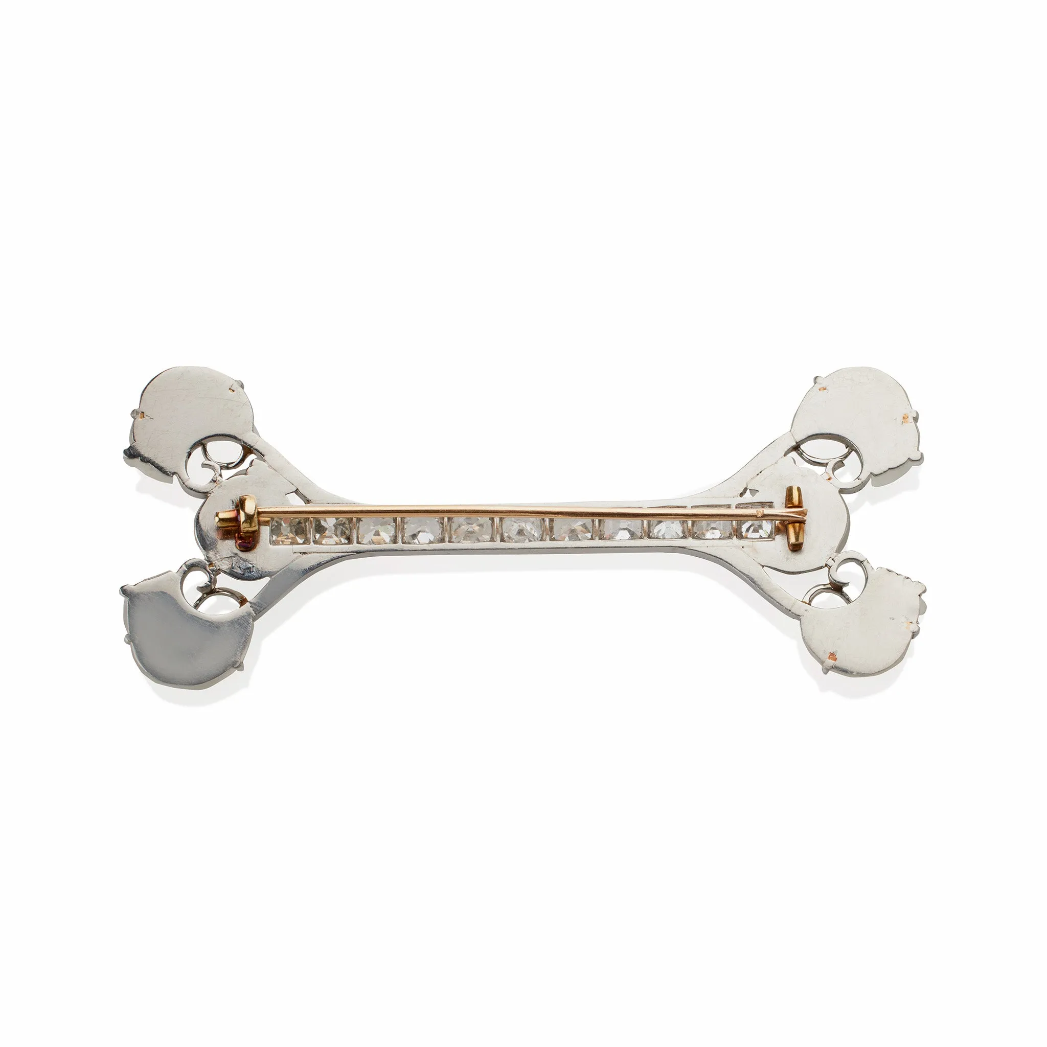 Ren Lalique "Mice" Brooch