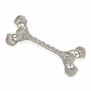 Ren Lalique "Mice" Brooch