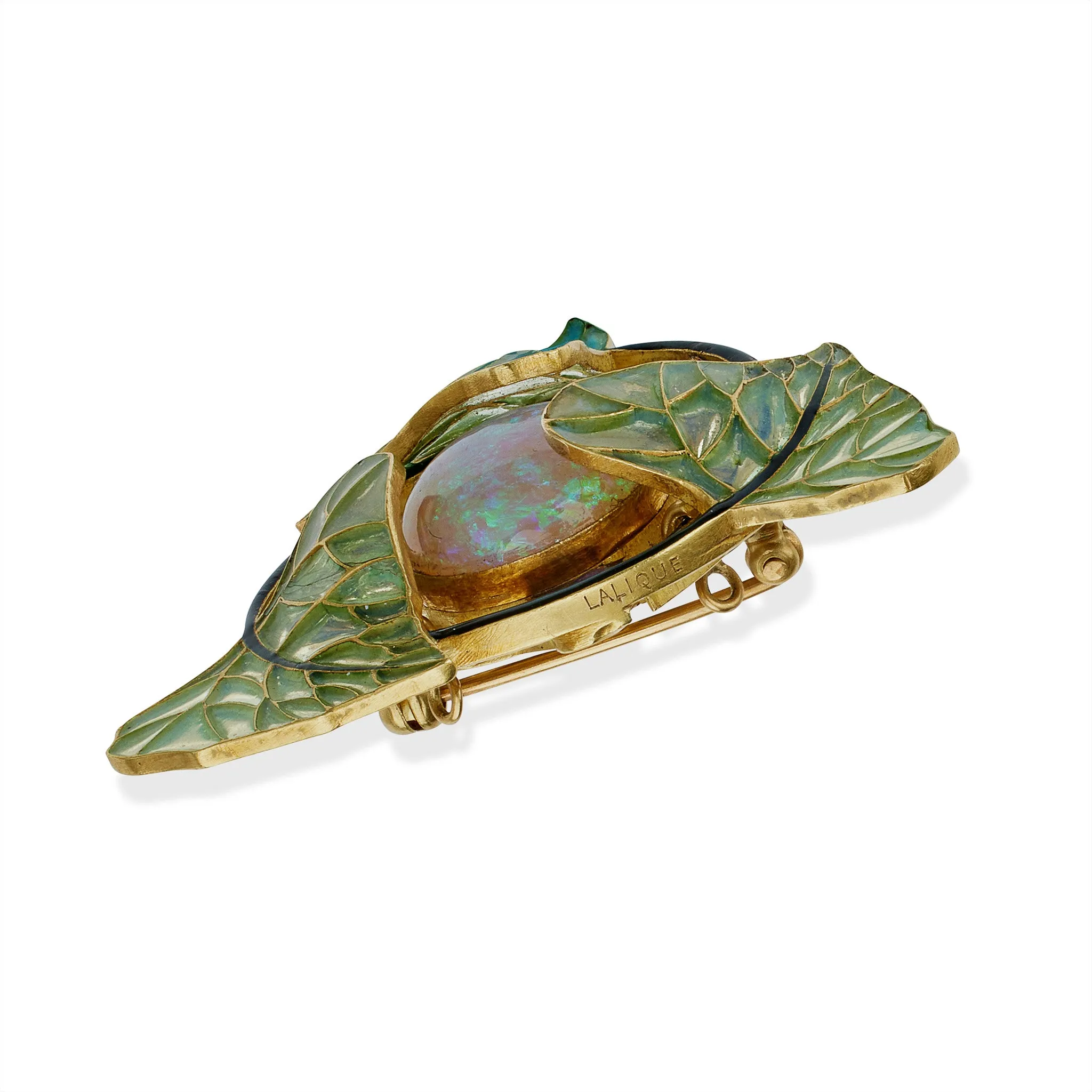 Ren Lalique "Poplar" Pendant Necklace