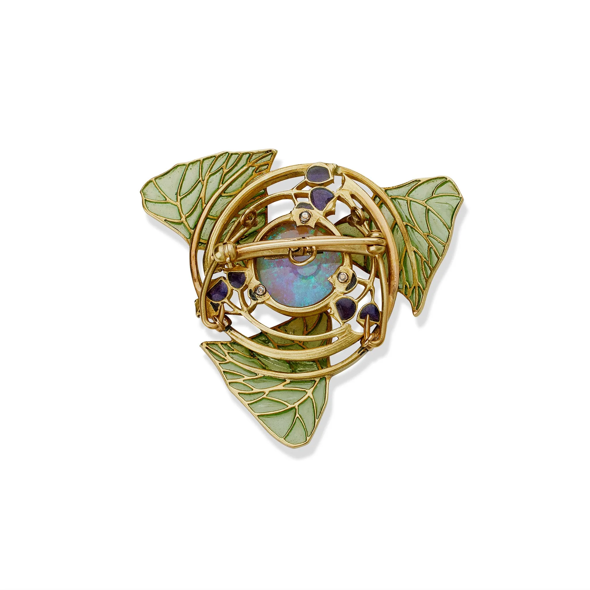 Ren Lalique "Poplar" Pendant Necklace