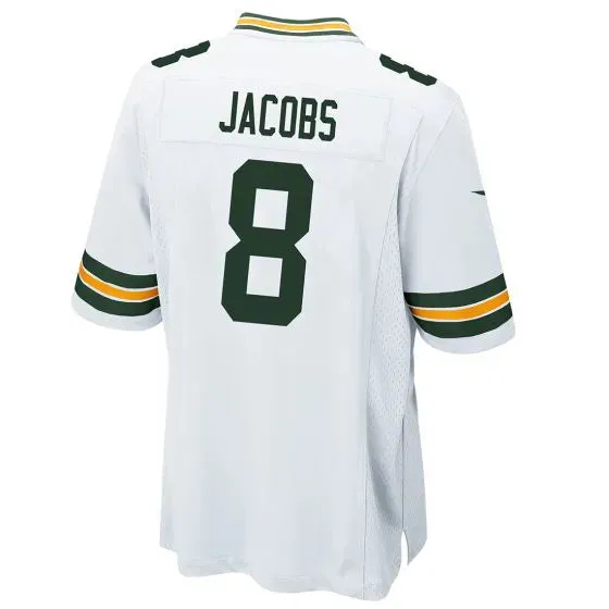 retro football jerseys Camisa NFL Las Vegas Raiders II White Josh Jacobs 8 Nike Branca