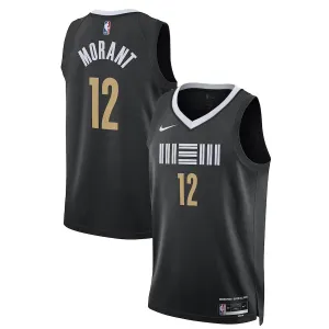 retro football jerseys Regata NBA Memphis Grizzlies Nike City Edition Swingman Jersey 23/24 Ja Morant 12 football fan badges