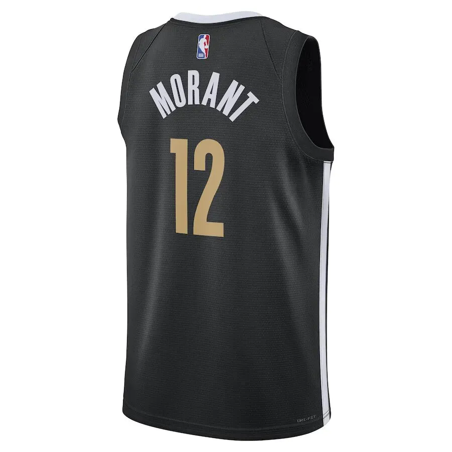 retro football jerseys Regata NBA Memphis Grizzlies Nike City Edition Swingman Jersey 23/24 Ja Morant 12