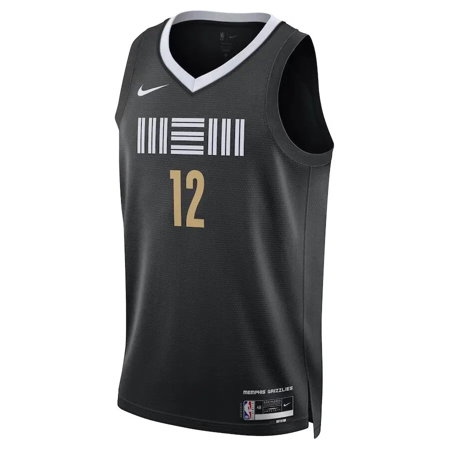 retro football jerseys Regata NBA Memphis Grizzlies Nike City Edition Swingman Jersey 23/24 Ja Morant 12
