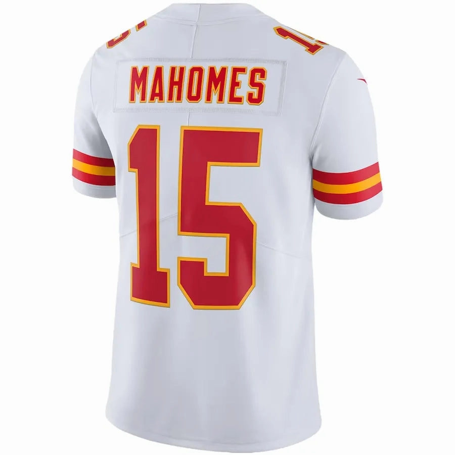 retro football jerseys Camisa NFL Kansas City Chiefs Patrick Mahomes Nike Limited Jersey Branca