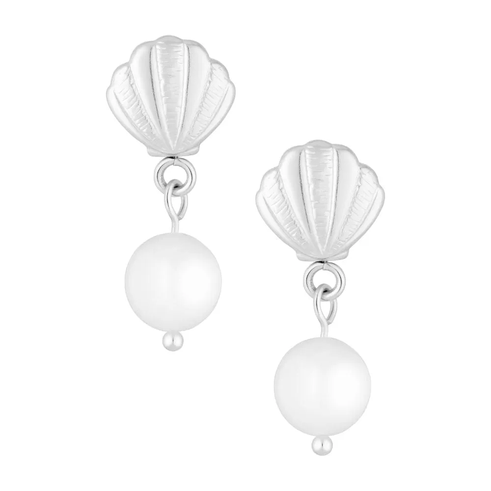 Rosa Pearl Stud Earrings