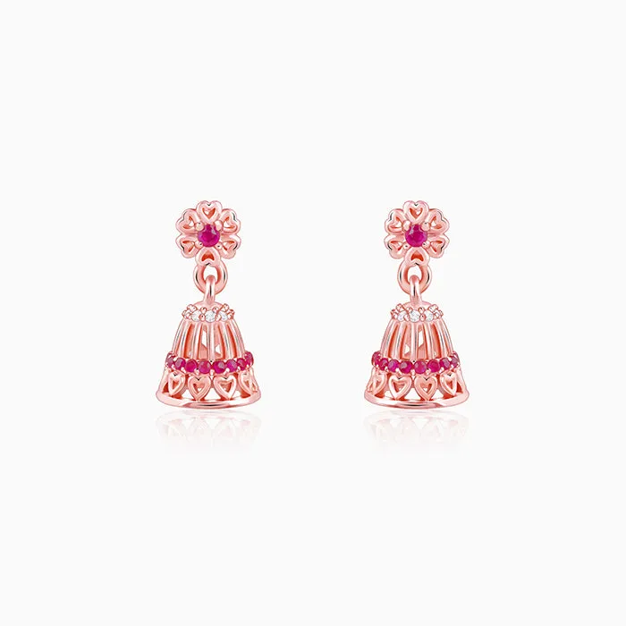 Rose Gold Ahilya Jhumki