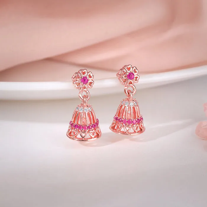 Rose Gold Ahilya Jhumki