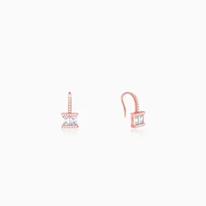 Rose Gold Sugar Crystal Earring