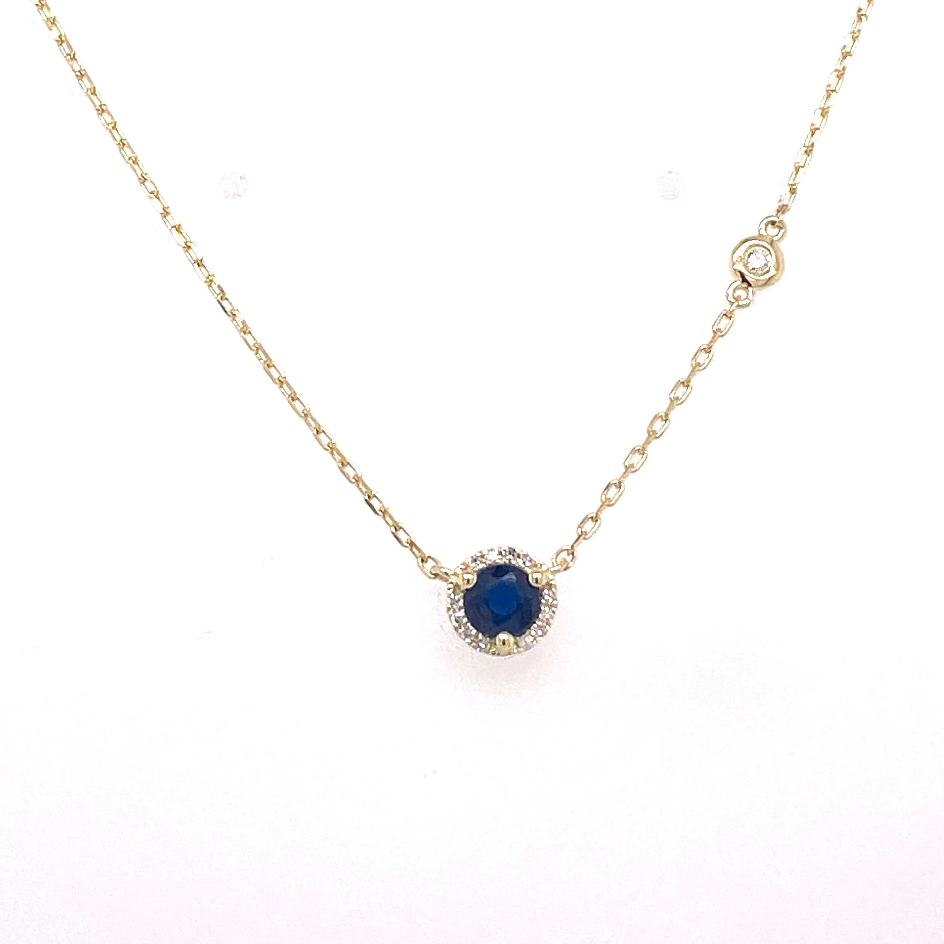 sapphire and diamond necklace