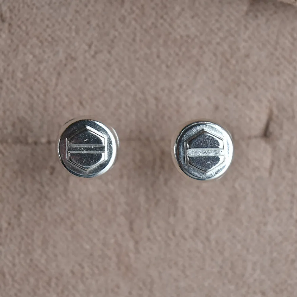 Screw & Washer Stud Earrings