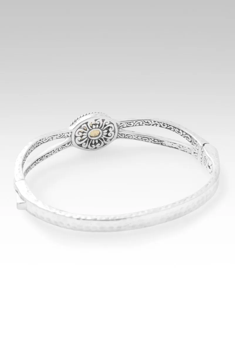 Seek Wisdom Bangle? in Olive Quartz