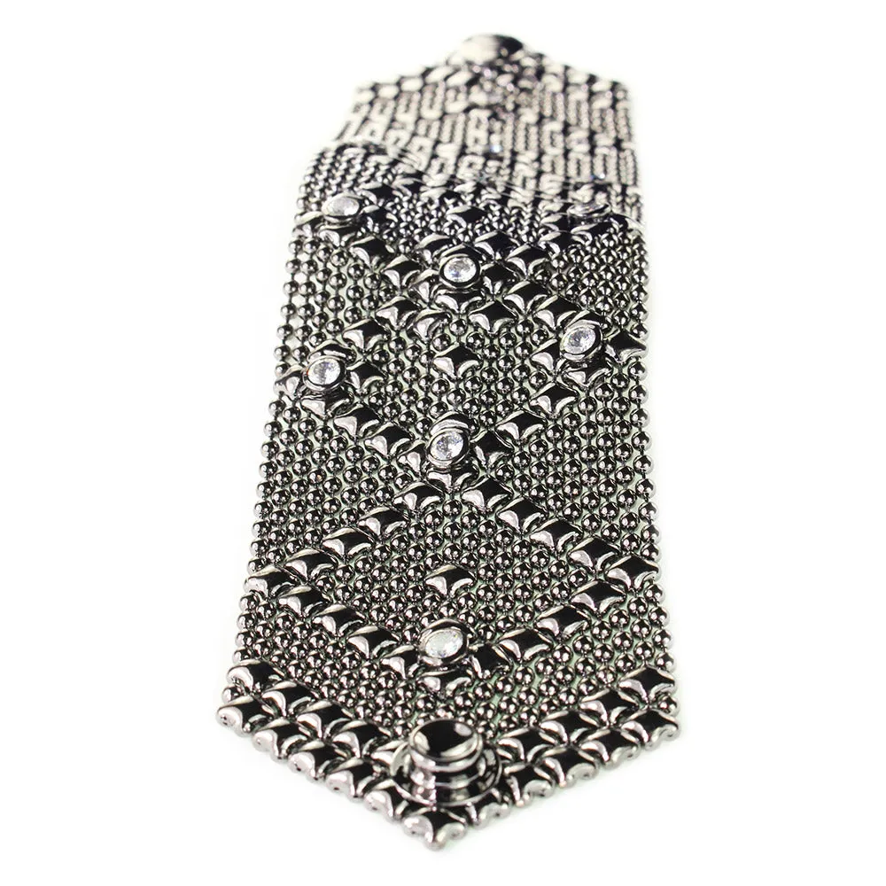 SG Liquid Metal B10Z ?C BLK Black Chrome Finish Bracelet by Sergio Gutierrez