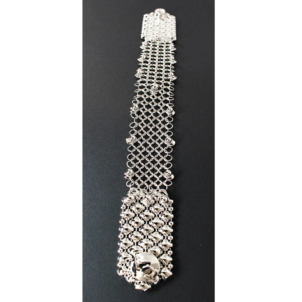 SG Liquid Metal CMB1-N (Chrome Finish) Bracelet by Sergio Gutierrez