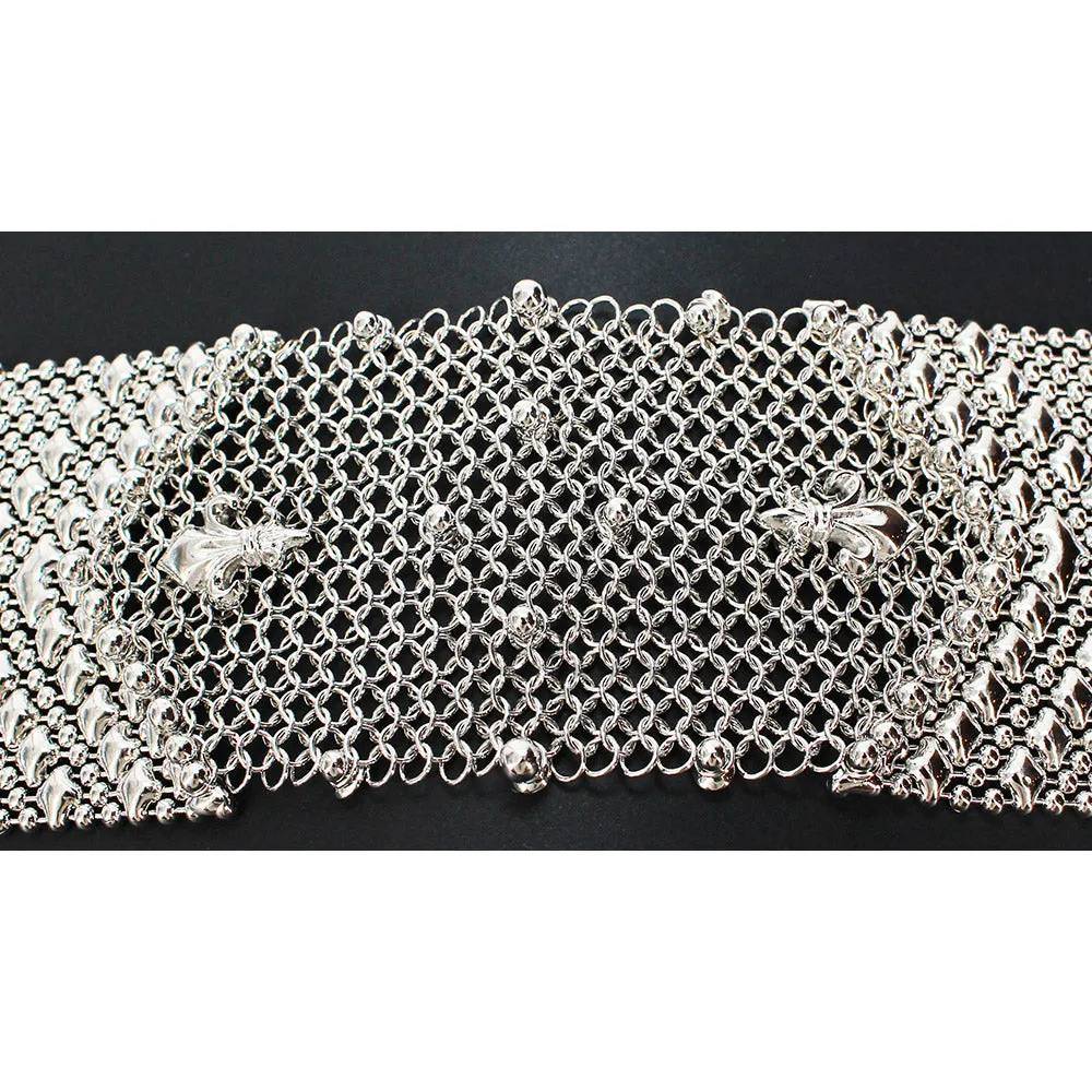 SG Liquid Metal CMB4-N Chrome Finish Bracelet by Sergio Gutierrez