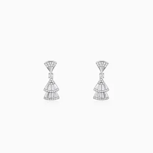 Silver Floraine Earrings