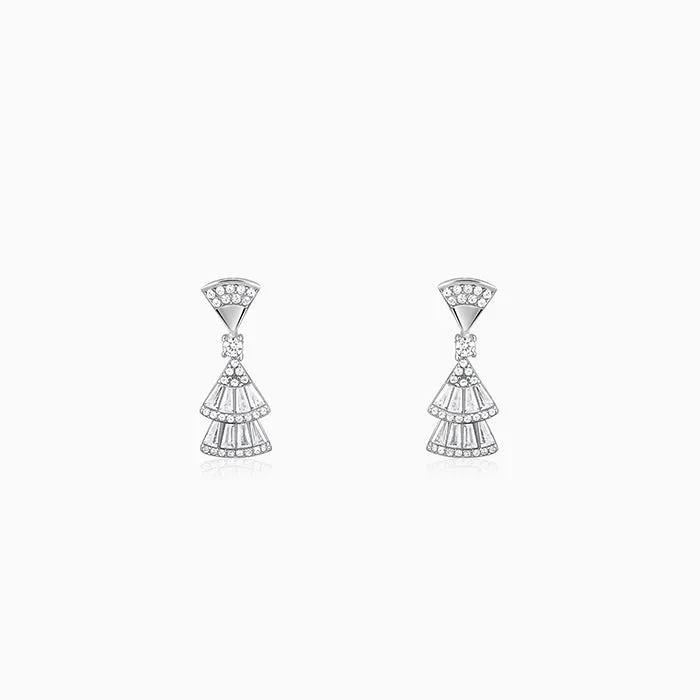 Silver Floraine Earrings