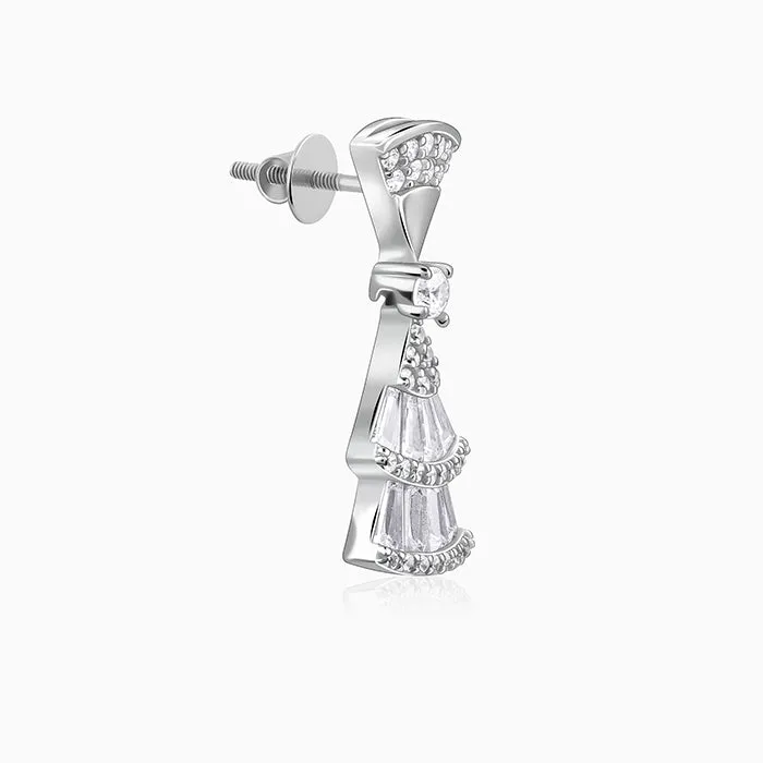 Silver Floraine Earrings
