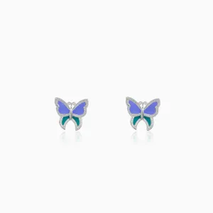 Silver Flutter Muse Earrings