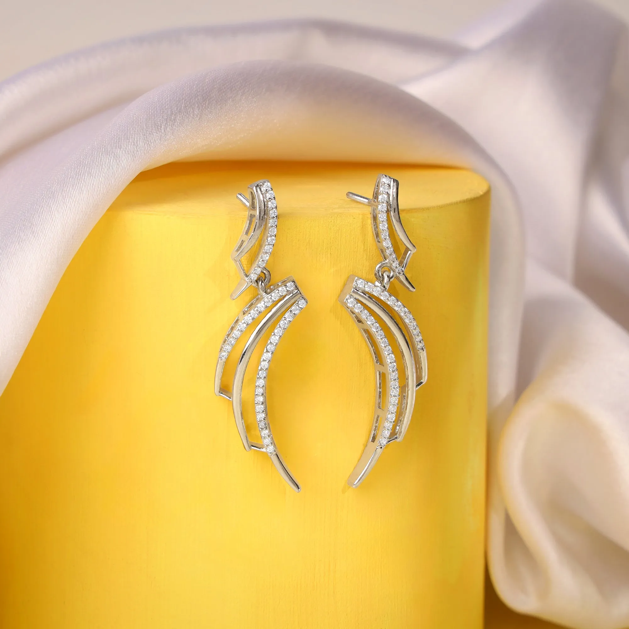 Silver Heavenly Astrid Earrings