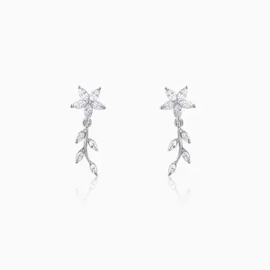 Silver Moonvine Magic Earrings