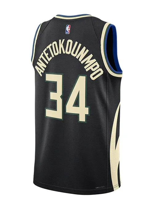 soccer fan backpacks Regata NBA Milwaukee Bucks Jordan Statement Edition Swingman Jersey Giannis Antetokounmpo 34
