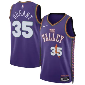 soccer fan cushions Regata NBA Phoenix Suns Nike City Edition 24/25 Swingman Jersey Kevin Durant 35 Roxa soccer fan posters