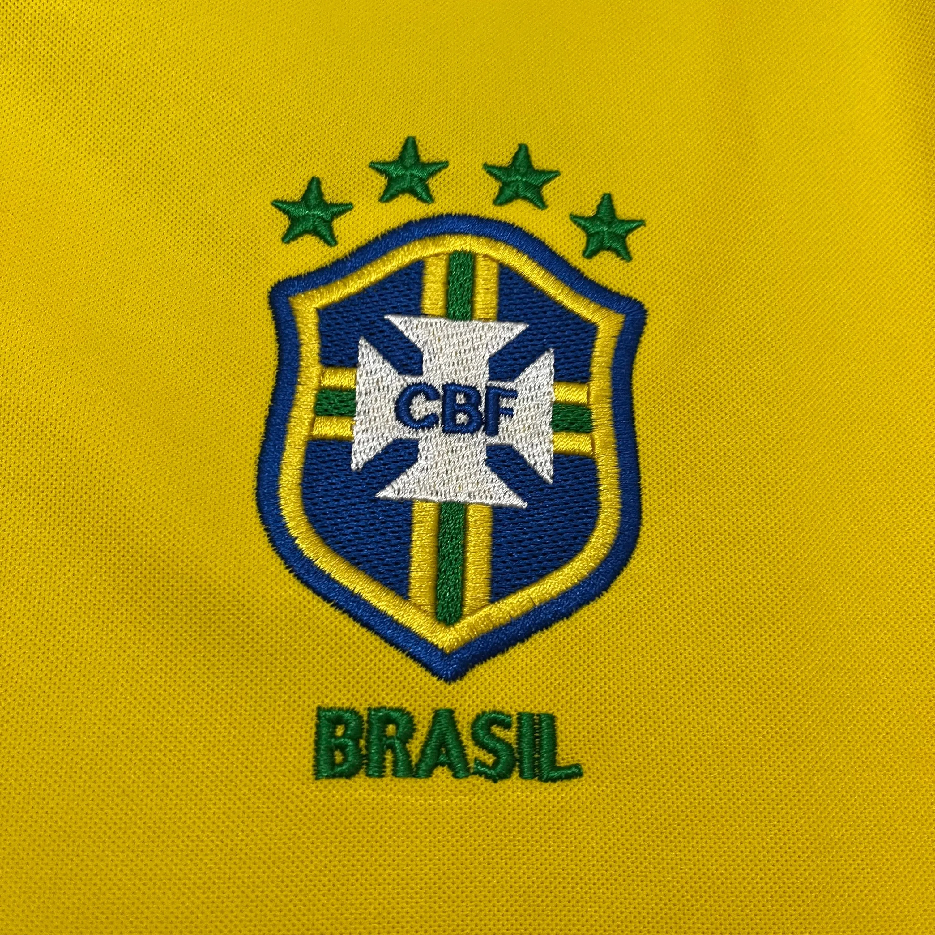 soccer fan flags Camisa Brasil I 98/99 - Verso - Retr