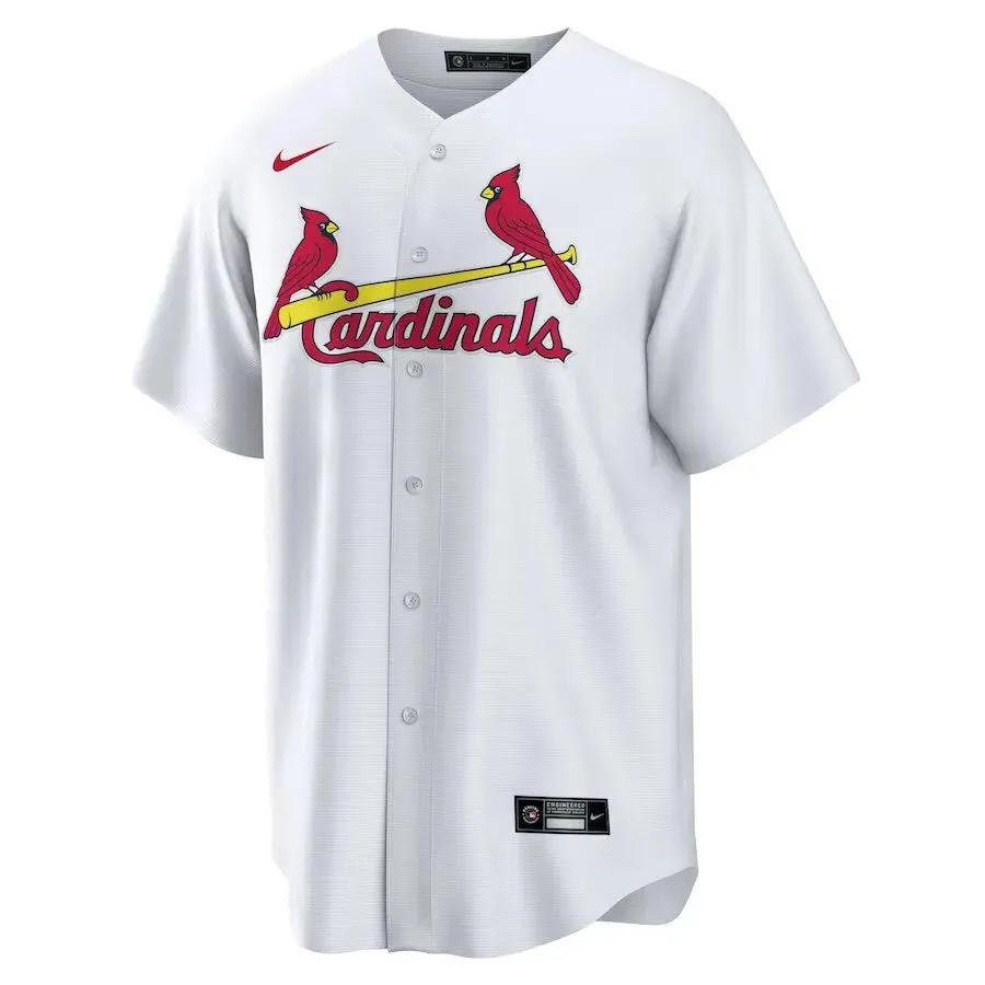 soccer fan jerseys Camisa MLB St. Louis Cardinals Nike Home Torcedor Masculina Branca
