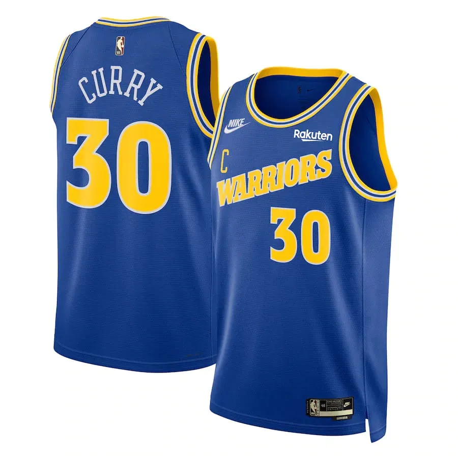 soccer fan mugs Regata NBA Golden State Warriors Nike Classic Edition 22/23 Swingman Jersey Curry 30 football fan umbrellas