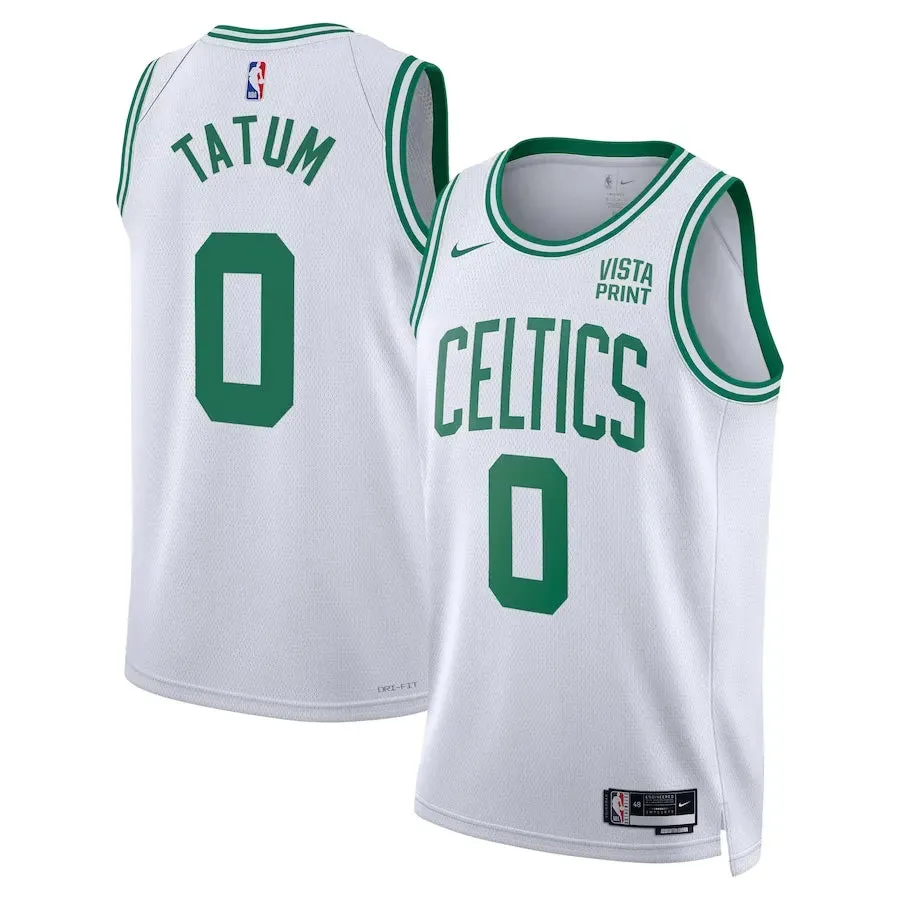 soccer fan posters Regata NBA Boston Celtics Nike Association Edition Swingman Jersey Jayson Tatum 0 retro football jerseys