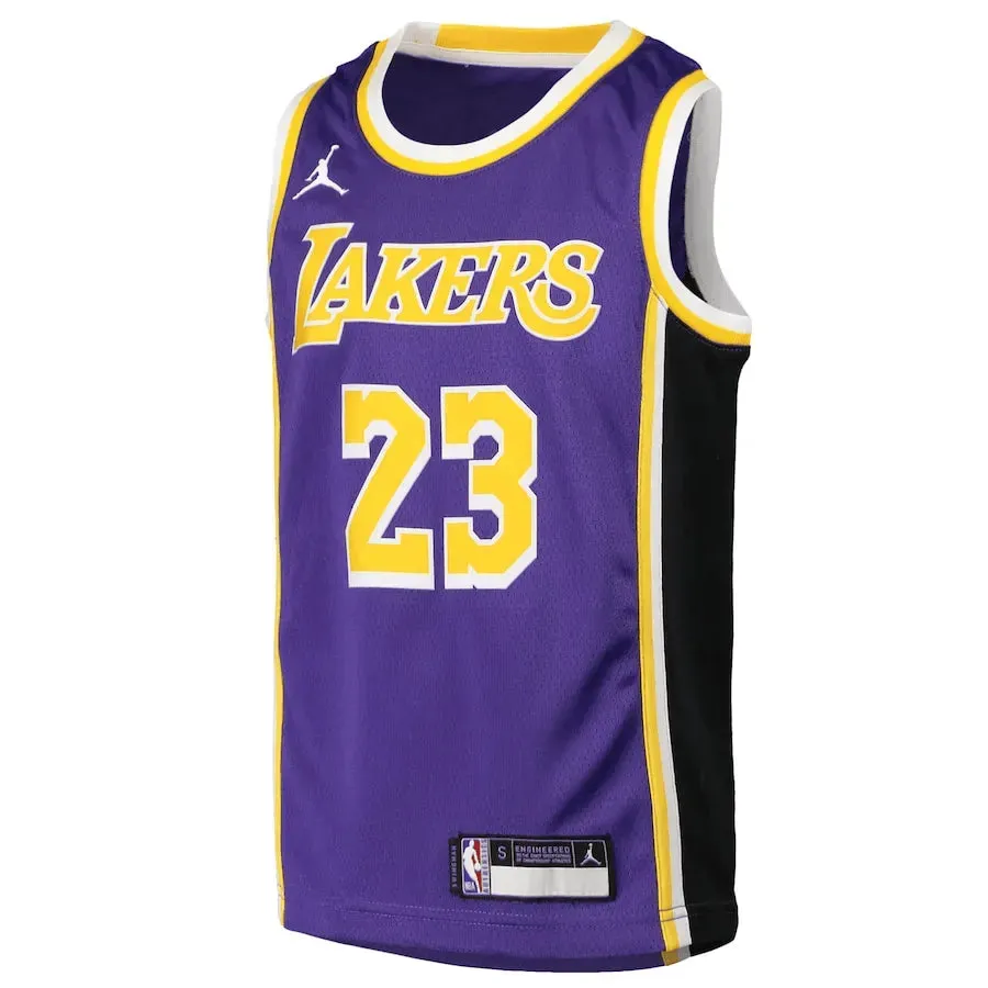 soccer fan scarves Regata NBA Los Angeles Lakers Jordan Statement Edition 2021 LeBron James 23
