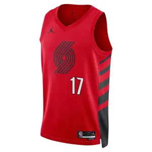 soccer fan stickers Regata NBA Portland Trail Balzers Jordan Statement Edition Swingman Jersey Vermelha Sharpe 17 soccer fans apparel