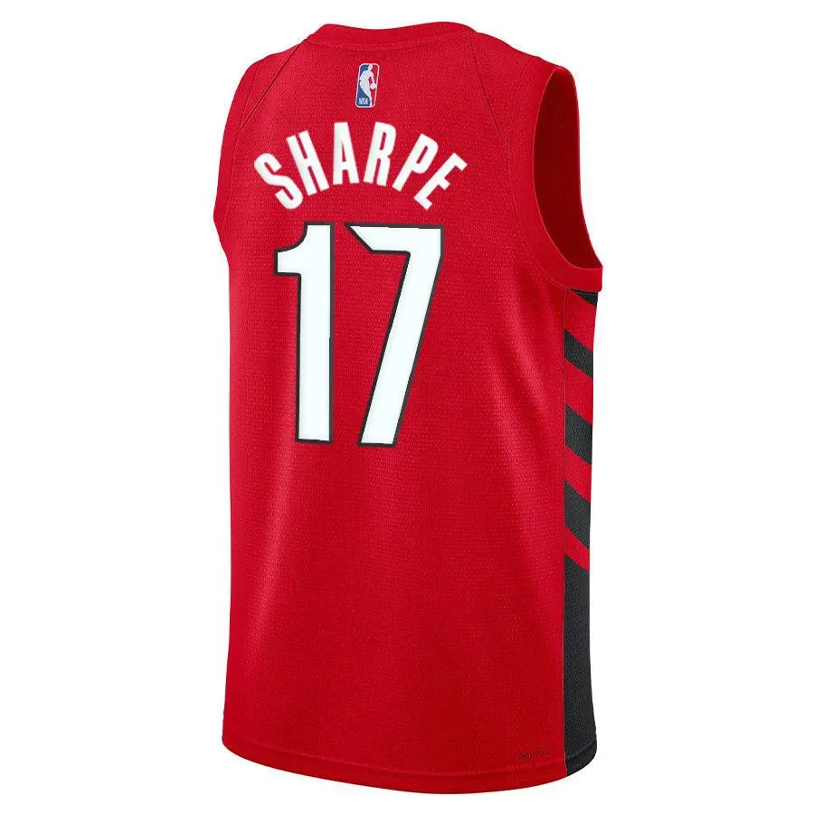 soccer fan stickers Regata NBA Portland Trail Balzers Jordan Statement Edition Swingman Jersey Vermelha Sharpe 17