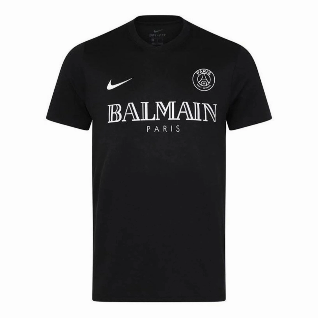 soccer fan backpacks Camisa PSG Edio Especial Balmain 24/25 - Verso - Torcedor football fan caps